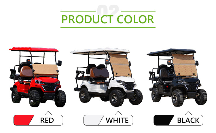 Customized Electric Off-Road Golf Cart, Scenic Area Hotel Sightseeing Shuttle Bus, 4-Seater and 8-Seater Golf Sightseeing Car