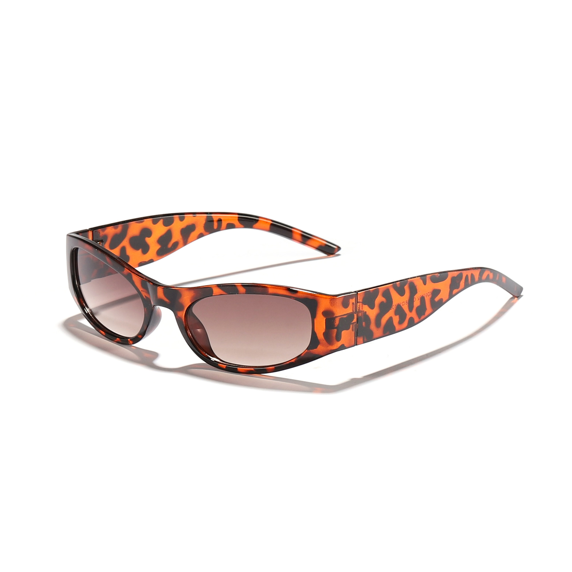 Nuevas gafas de sol de montura pequeña transfronterizas, personalidad de moda europea y americana, montura colorida, gafas de sol hip-hop, gafas ovaladas retro para hombre