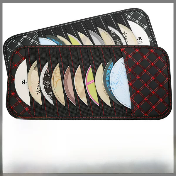 Car Car Korean red wine CD board disc storage car CD bag board sun visor CD cover multi-function car CD clip