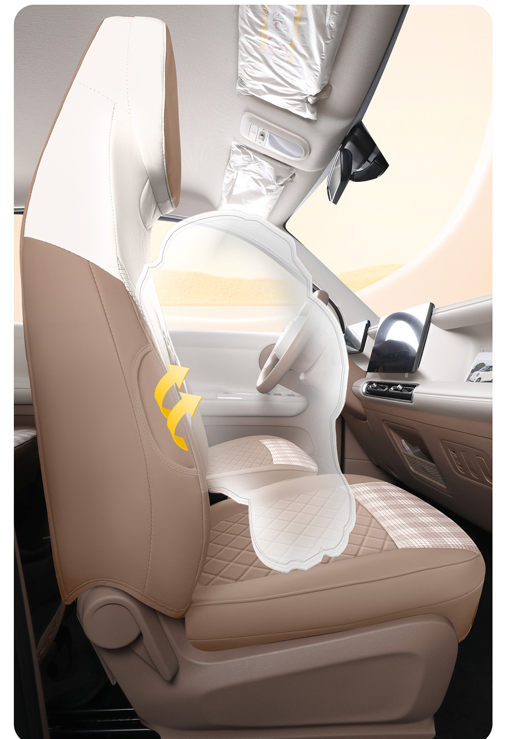 26 Models of Wuling Hongguang Miniev Car Seat Cushion Covers, Specialized for All Seasons, Hongguang Mini Fifth-Generation Four-Door Version Seat Covers