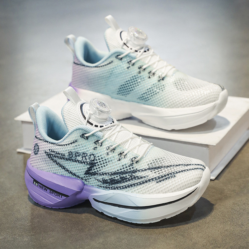 New Boys' Shoes for Summer, New Breathable Mesh Shoes for Older Boys, Anti-Odor Youth and Children's Sports Shoes