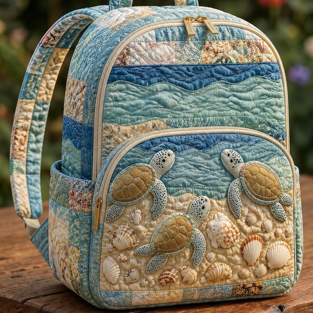 New digital print + quilted embroidery craft school bag, quilted large-capacity backpack, fashionable and trendy for students
