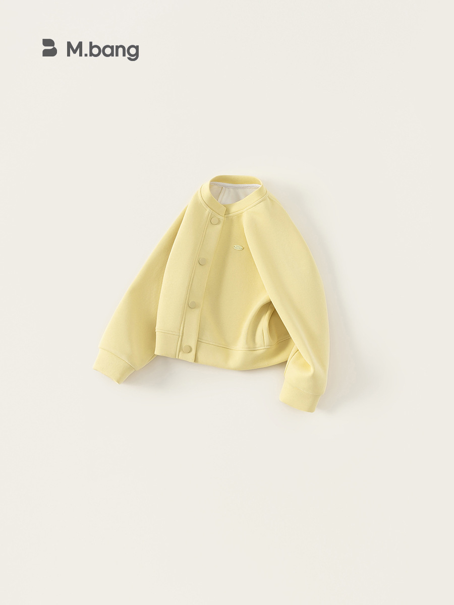 Youbao ropa para niños tops de primavera para niñas color sólido cuello alto simple letras letras joyas abrigo de suéter de bebé femenino