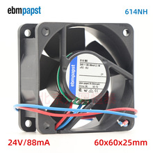 ȫ��ԭװ ebmpapst 614NH 24V DC���� 6025 6CM���