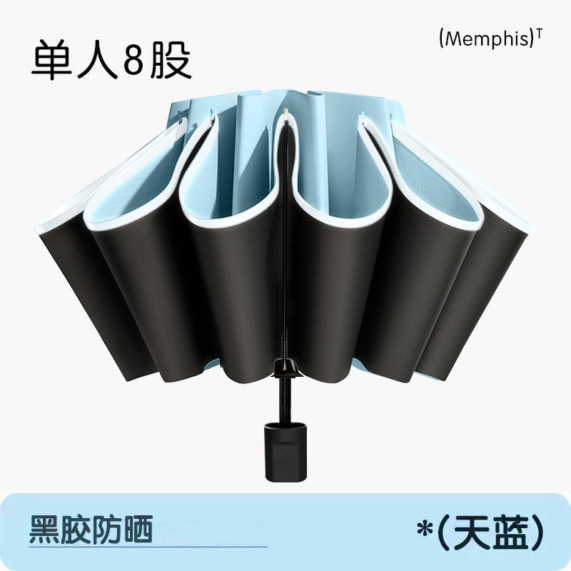 Sombrilla de vinilo triple, doble uso para sol y lluvia, sombrilla plegable, sombrilla con impresión de logotipo, sombrilla publicitaria, protección UV.