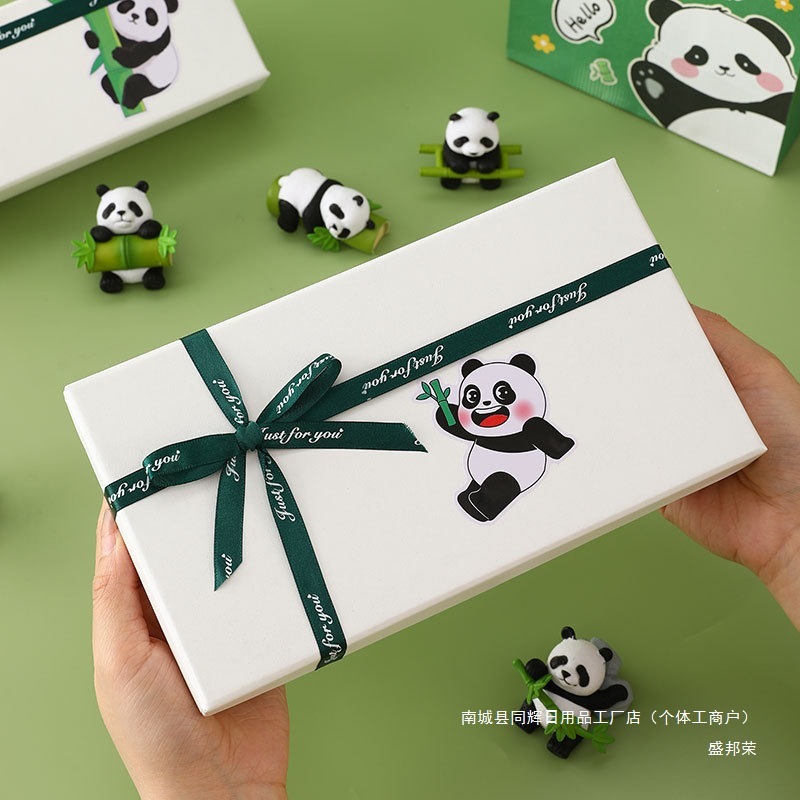 中国风特色伴手礼送老外客户生日礼物小众感原创熊猫元素摆件|undefined