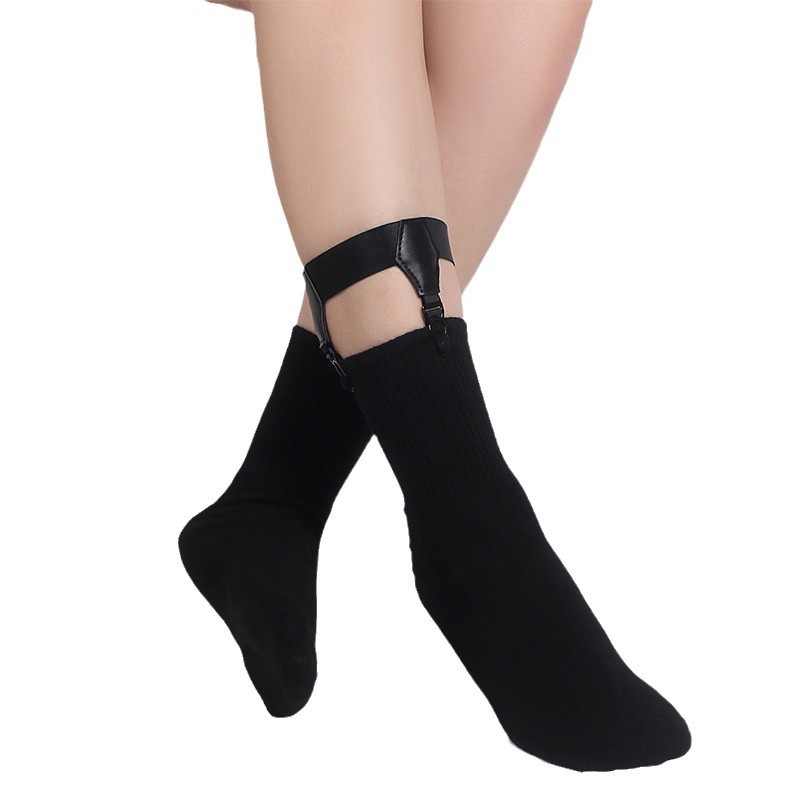 Accesorios sexuales transfronterizos al por mayor encontraron almacenamiento de calcetines antideslizantes cinturón de calcetines antideslizantes ajustable anillo de pierna JK calcetines antideslizantes calcetines antideslizantes