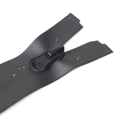 工厂批发5号尼龙韩版防水拉链闭尾黑色拉锁 服装箱包雨衣拉链条|ru