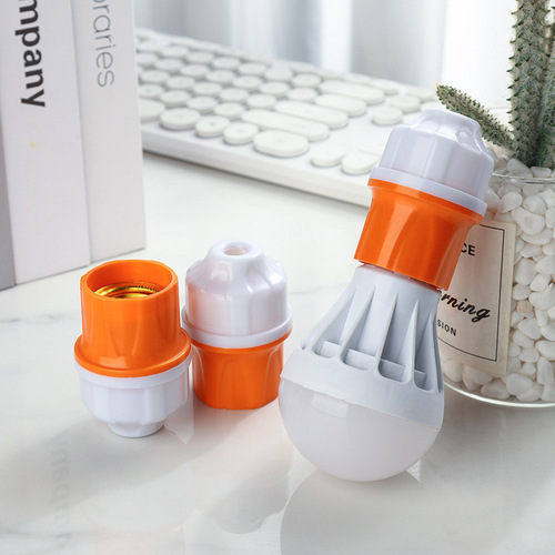 Manufacturer wholesale lamp holder suspension type E27 screw LED light bulb chandelier head lamp holder Luo mouth