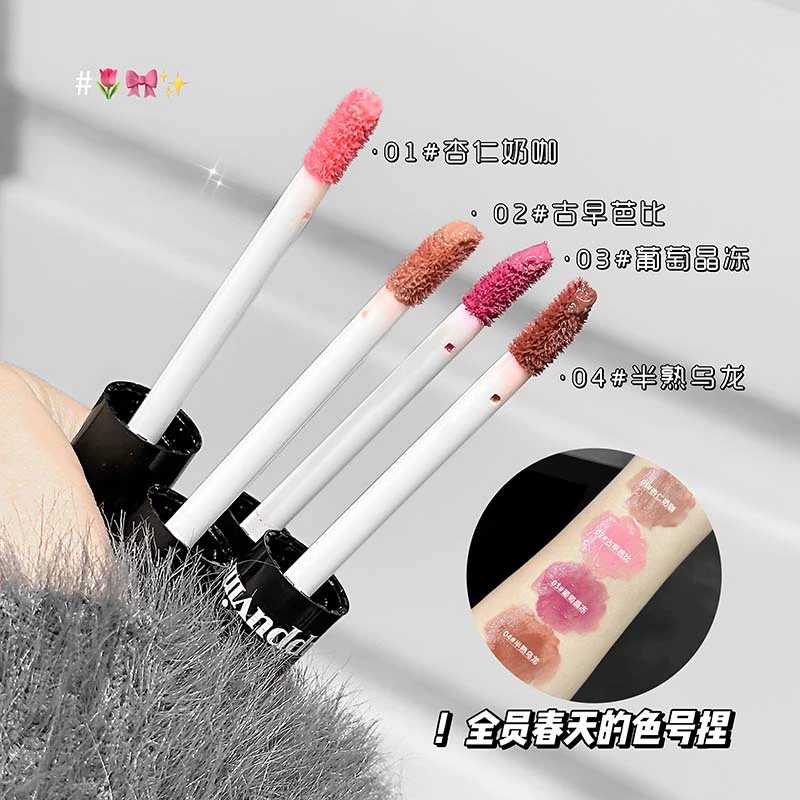 Lip balm & gloss set (Cappuvini) 4×2 g, glossy intense hydration