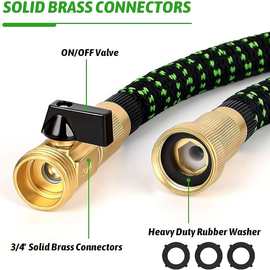 跨境专供 浇花花园软管 高压洗车伸缩水管 3倍伸缩花园水 管定