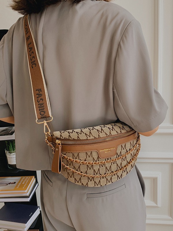 Bolso de pecho rojo de Internet de moda bolso ins 2025 transfronterizo nuevo estilo damas de moda mensajero de un solo hombro casual todo-fósforo pequeño riñonera