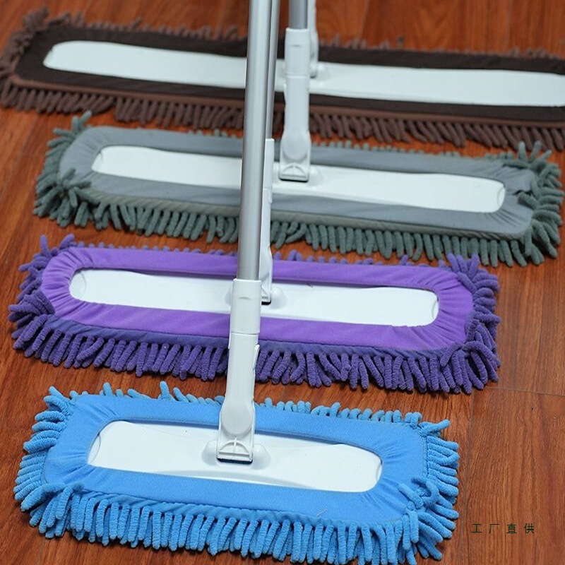 German Precision Aluminum Alloy Extended Handle Chenille Household Mop for Cleaning, Factory Dust Push Mop, Cleaning Tool German Precision Aluminum Alloy Extended Handle Chenille Household Mop for Cleaning, Factory Dust Push Mop, Cleaning Tool