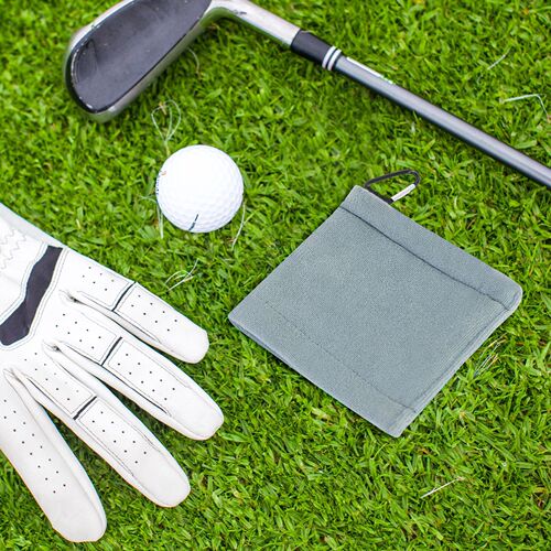 New golf cleaning towel microfiber brushed cleaning club towel wiping ball towel outdoor sports towel