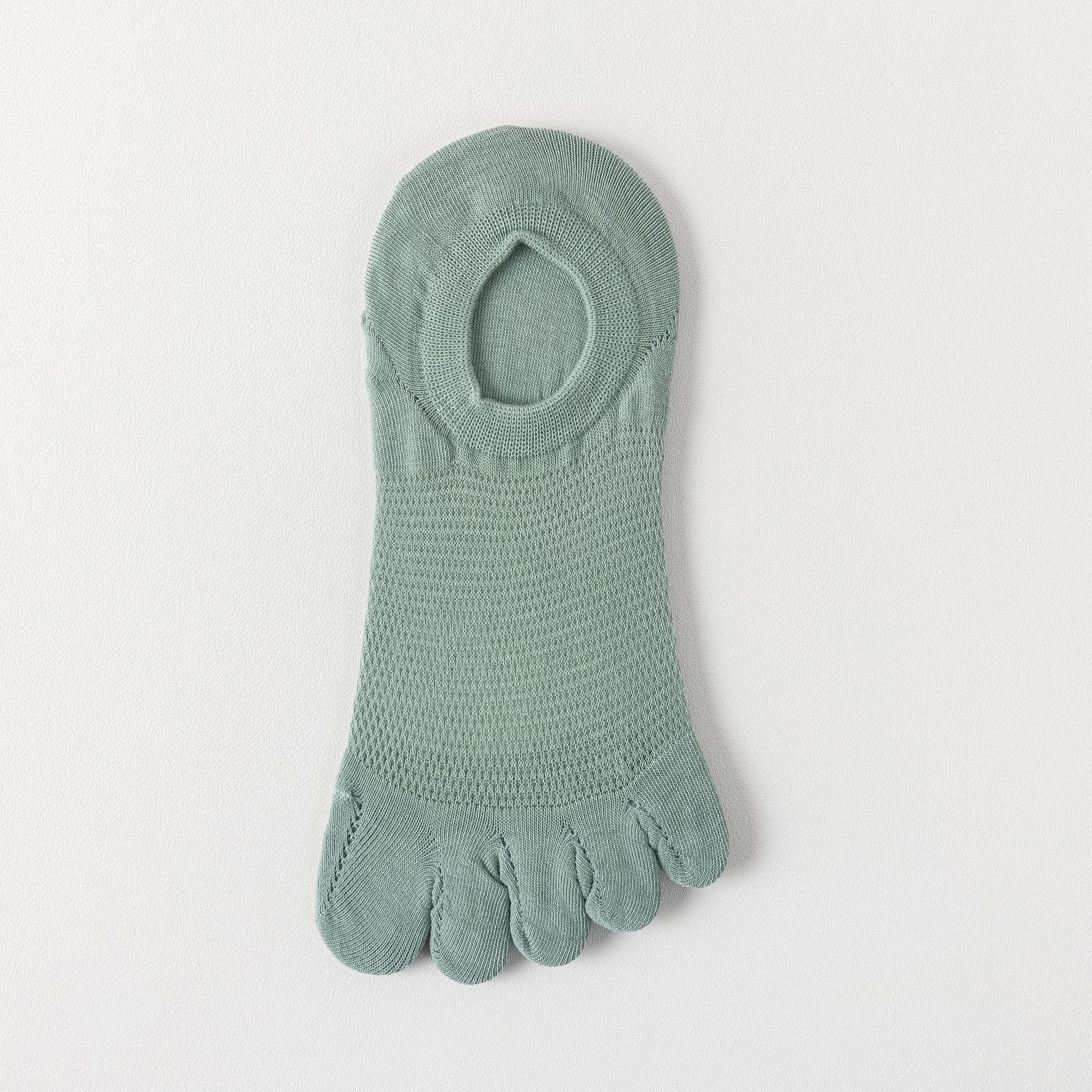 Zhuangyan calcetines para hombres de verano delgados de cinco dedos mallas respirantes antiolor calcetines de algodón de dedos divididos calcetines invisibles para hombres
