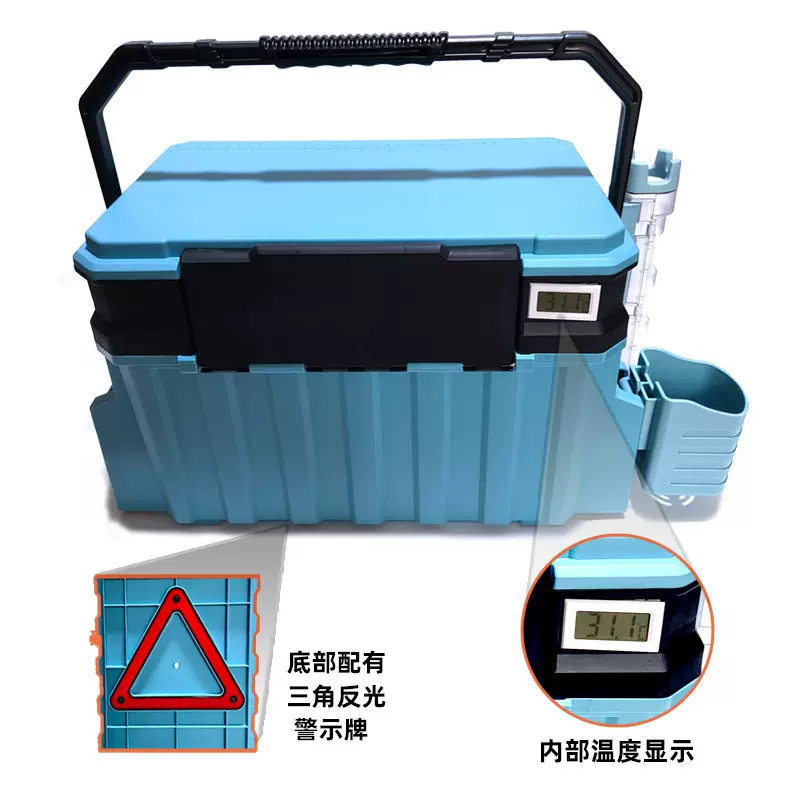钓箱路亚箱路亚饵盒户外多功能双层路亚钓箱批发钓鱼配件收纳箱