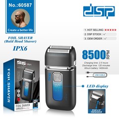 DSP/Dansong 電気シェーバー ポータブル 洗える メンズ ヒゲシェーバー USB充電式往復シェーバー