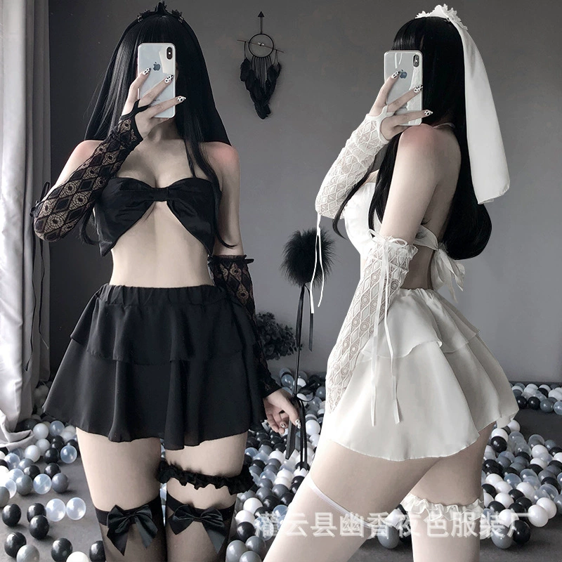 林林婷 Underwear, shiffon mini-skirt for bride, skirt, push up bra