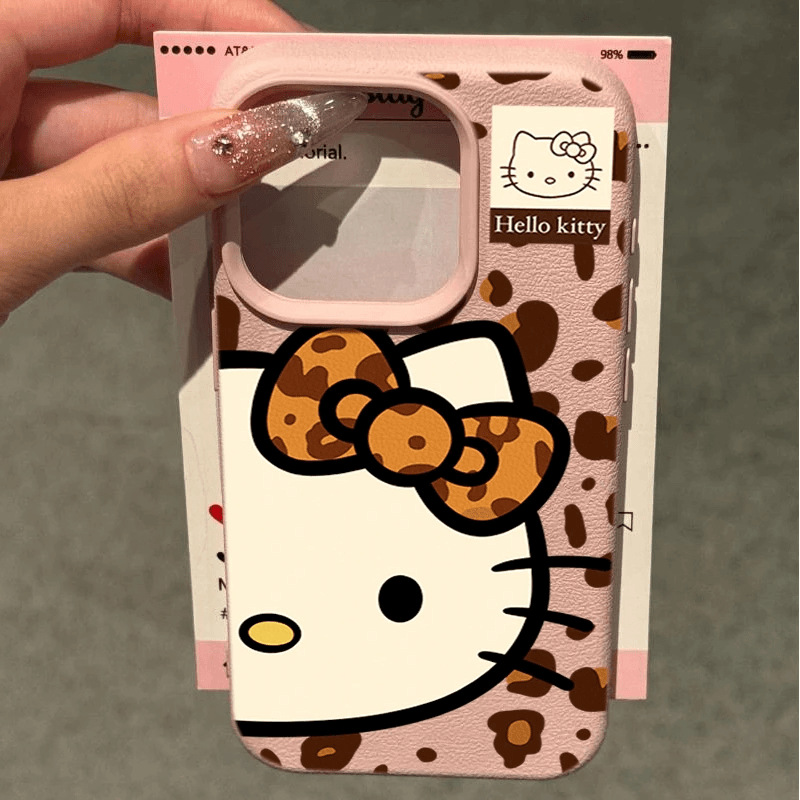 HW42 호피무늬 리본 [핑크 리치 패턴]