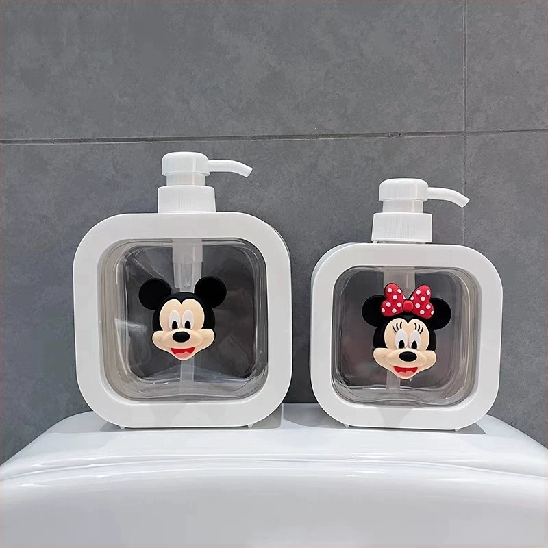 Cartoon capacious bottle, hand sanitizer, shower gel, shampoo, hard cover