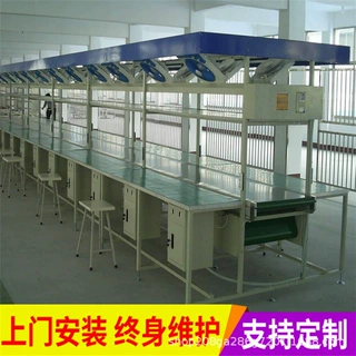 车间工作单双面工作台服装检验桌包装工作台流水线防静电操作台