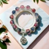 BA11 Six-character Proverb Glass Bracelet