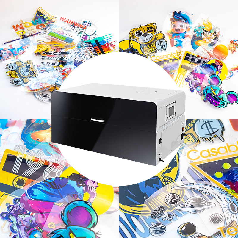 Uv dtf printer touch screen crystal label UV acrylic printer diy cup wine bottle acrylic logo 5