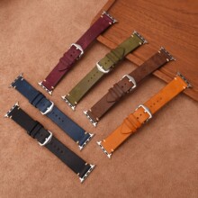 ������ƻ���ֱ�IWTCH7/8SE ĥɰƤ���� ��ɫ��ƤApplewatch�ֱ���