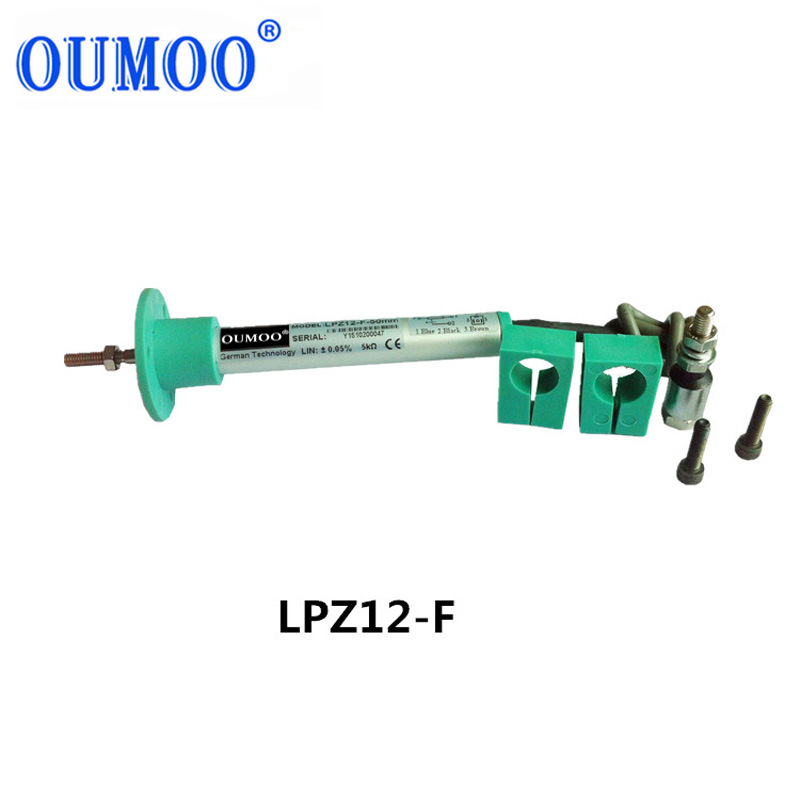 厂家提供微型圆法兰式位移传感器LPZ12-F-15mm电阻式位移传感器