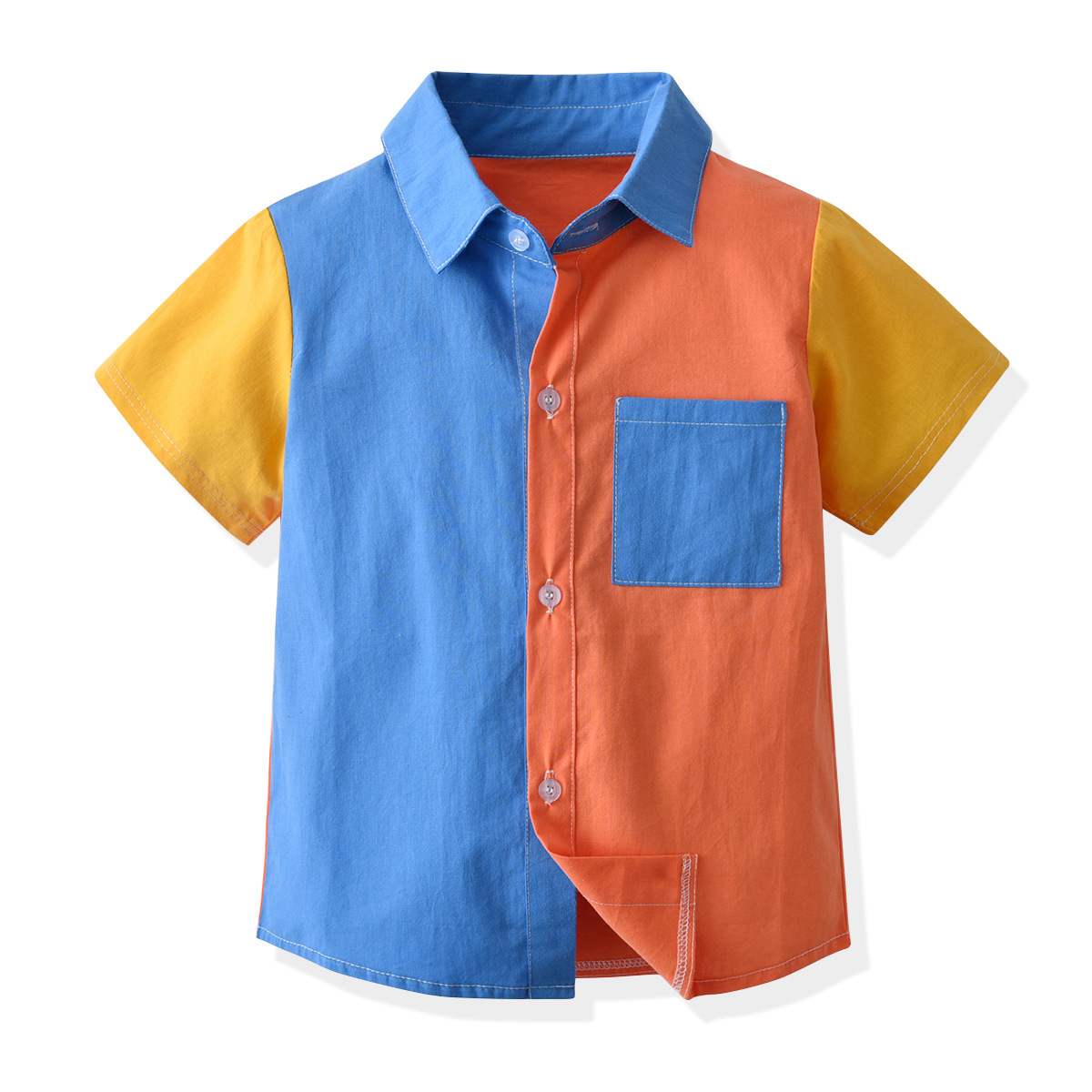 Cute Solid Color Cotton T-shirts & Shirts display picture 1