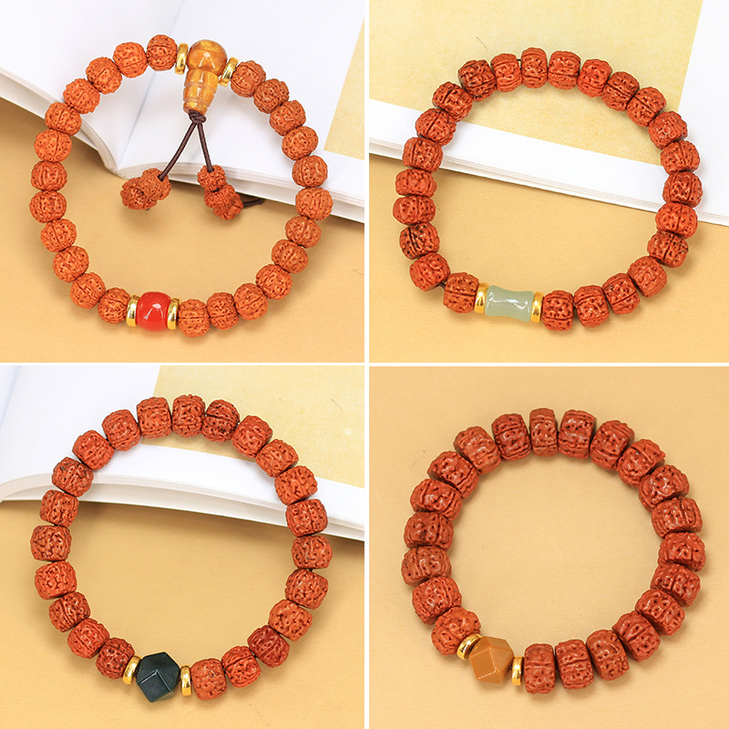 Vajra Bodhi DIY Moss-Style Bracelet Buddhist Beads for Men and Women, Rosary Hand-Held Decorative Jewelry Manufacturer Wholesale