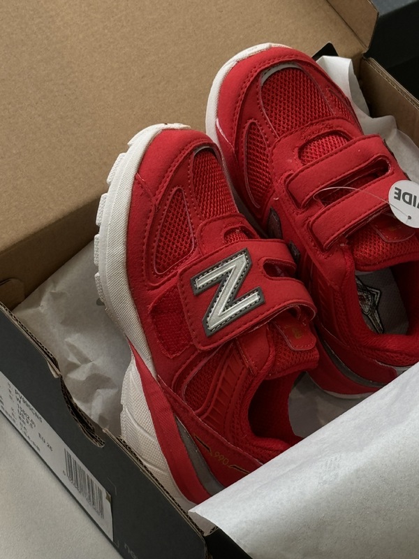 新型児童純原高バージョン春秋新型NB990男女童靴弾性帯童靴運動レジャー靴|undefined