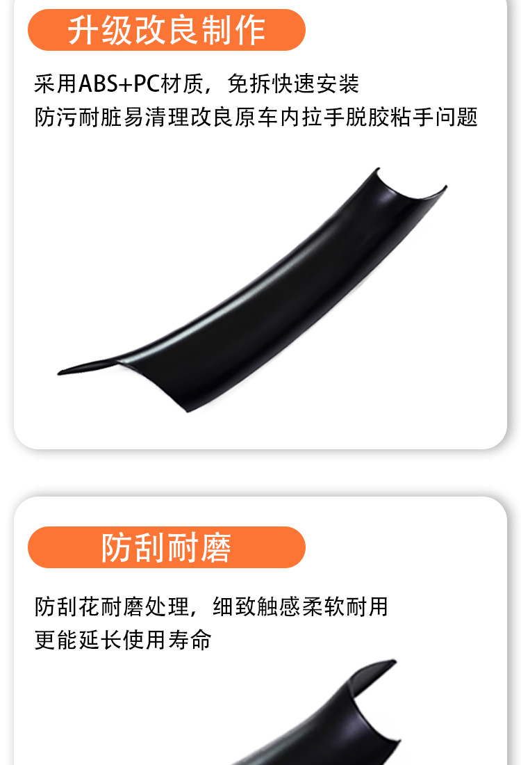 Suitable for Bmw X5 Door Handle, X6 Door Handle Interior Armrest Protective Cover F15 F16