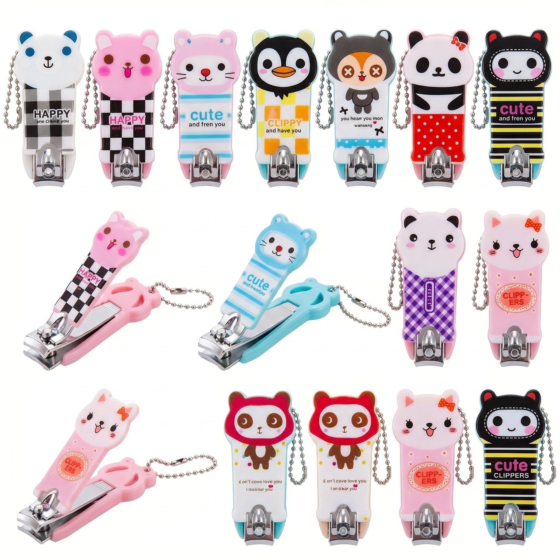 Small cartoon children's creative nail scissors for home use for…
