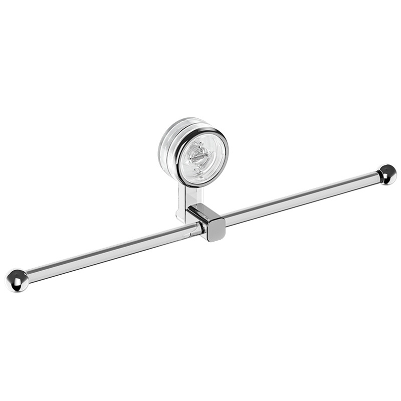 Toallero de ventosa Toallero de baño sin perforación Toallero de pared fuerte Estante de baño Toallero telescópico Gancho image 5