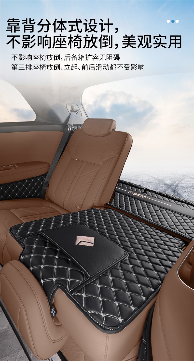 Suitable for Wuling Hongguang S trunk mat, full coverage, thickened, odorless protective mat, Wuling Hongguang S car trunk mat