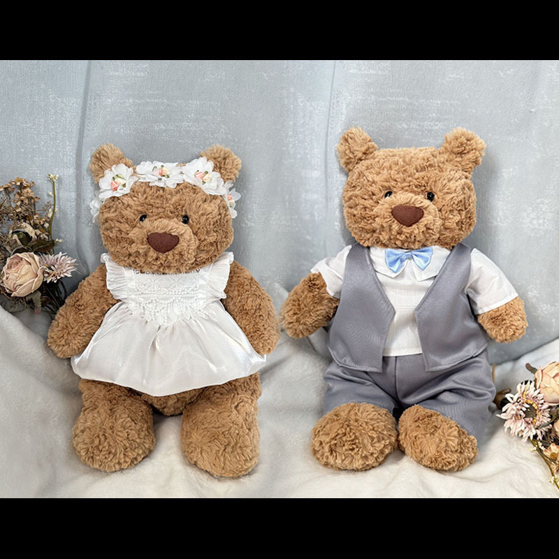 Baby Clothes Only] Jely@Cat Barcelona Bear Wears Wedding Suit Wedding Dress Suit Teddy Bear Doll Clothes Cute