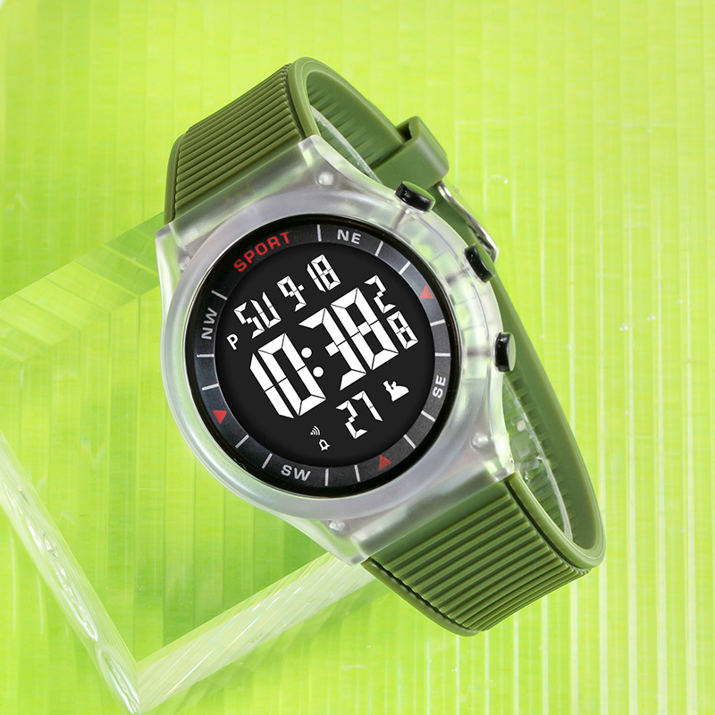 Deporte transfronterizo al aire libre multifuncional alarma de luz nocturna relojes electrónicos estudiantes de moda cronógrafo electrónico relojes electrónicos al por mayor