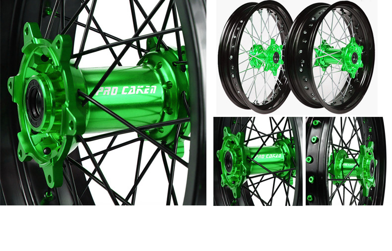 Applicable to Kawasaki KX250/250 wheel hub bearing front and rear wheel modified drum core CAKEN off-road motorcycle modified parts