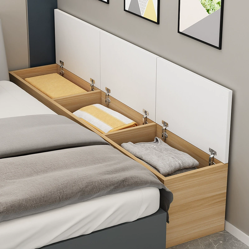 H& простой шкаф для хранения вещей в промежутке между прикроватной тумбочкой и изножьем, расширенная и удлиненная прикроватная тумбочка, длинный узкий шкаф для хранения, диван настраивается по индивидуальному заказу.