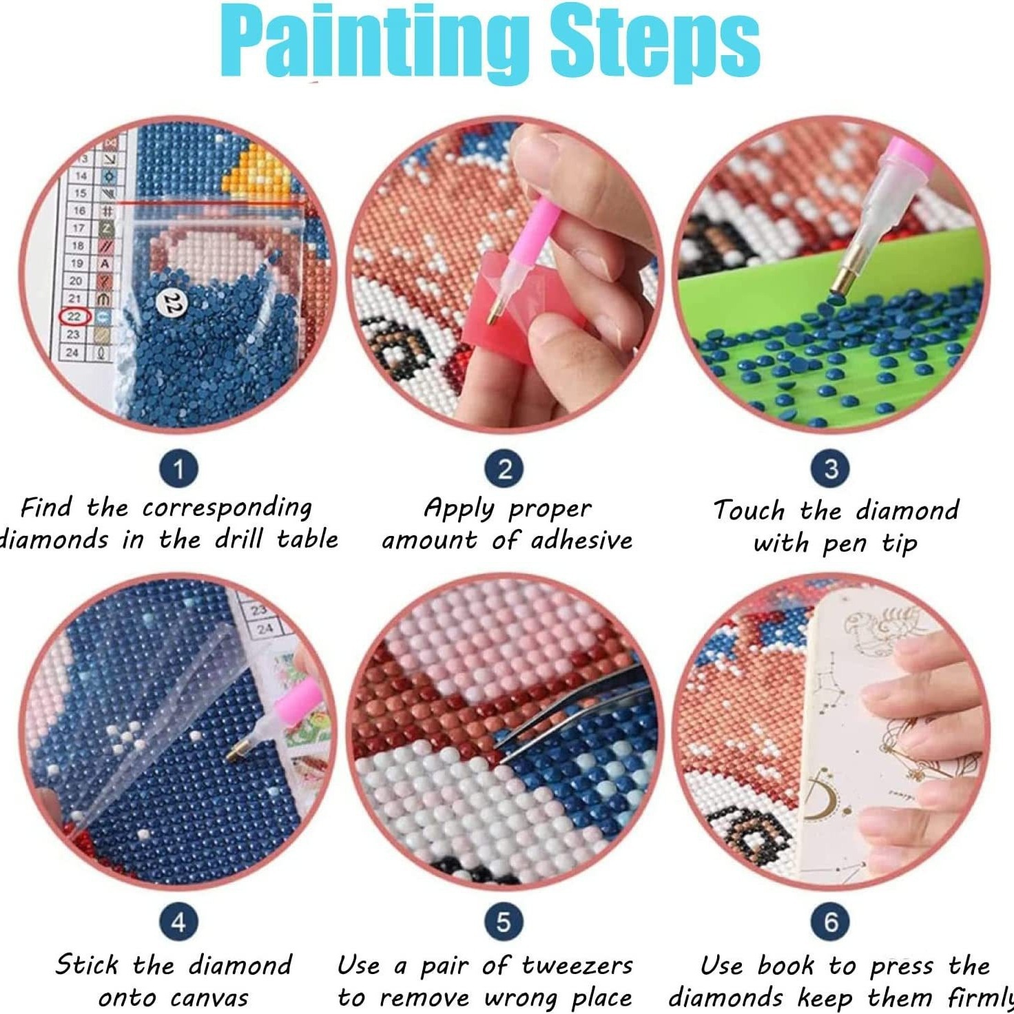 Pintura de Diamantes 5D Estilo Nórdico Personalizada, Hecha a Mano, con Diamantes Completos, Adhesivo Decorativo para Pared, Pintura de Diamantes DIY