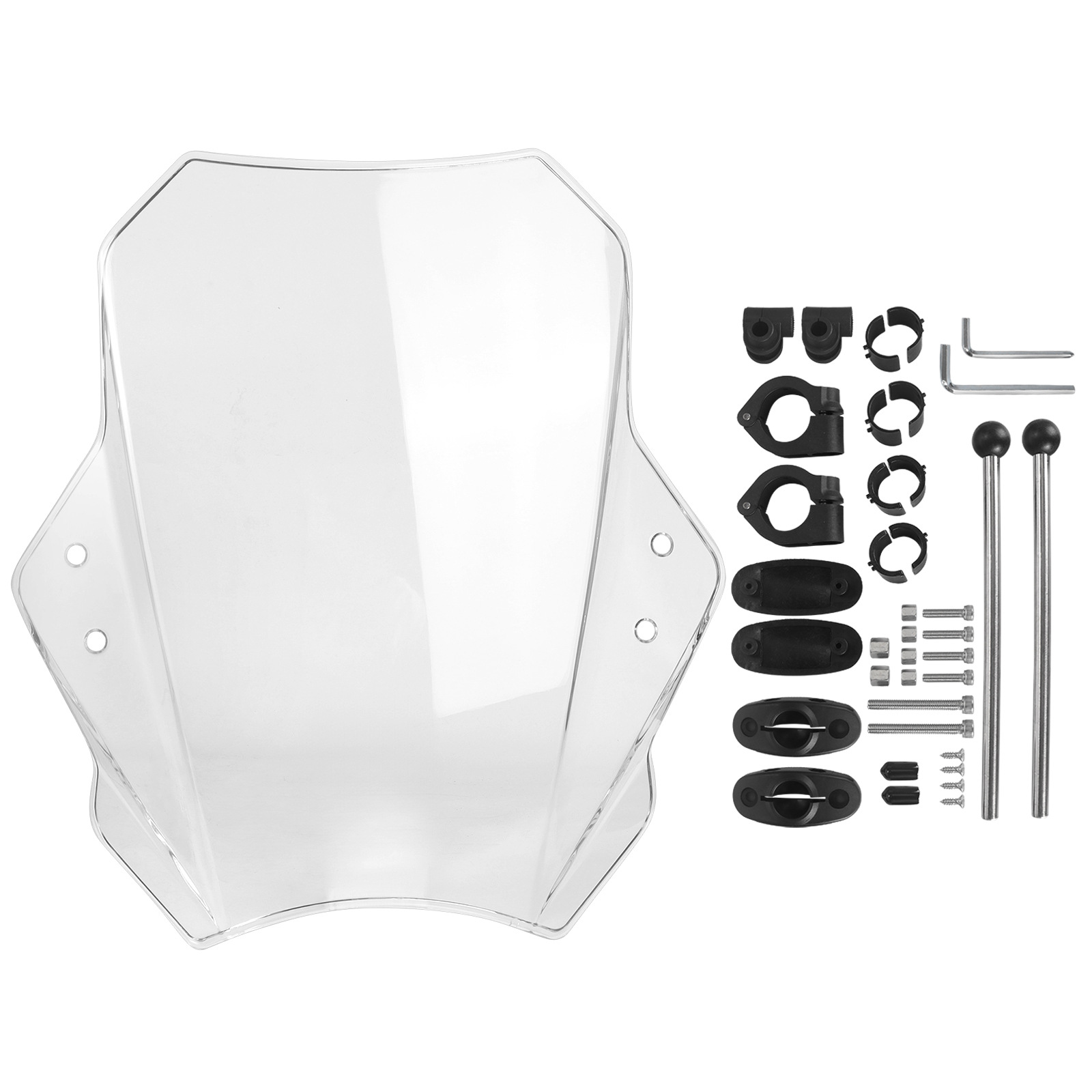 Suitable for Kawasaki Yamaha Honda Ducati Windshield Z900 Z1000 Mt-09 Street Car Windshield
