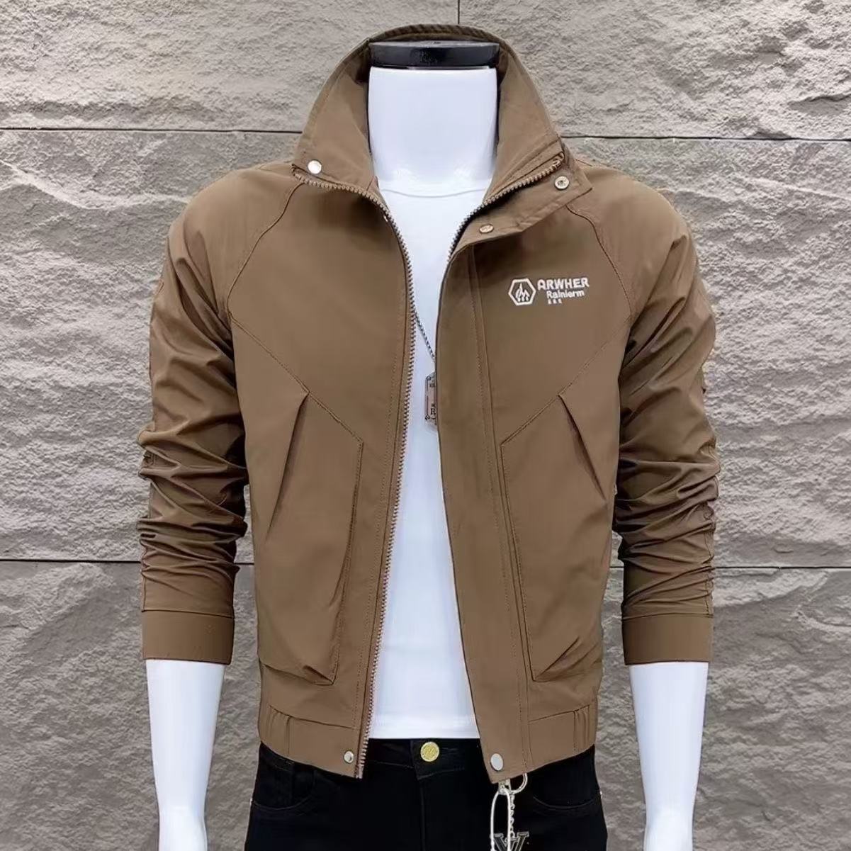 G1474 [카키] 이중 레이어 내부 포켓 있음