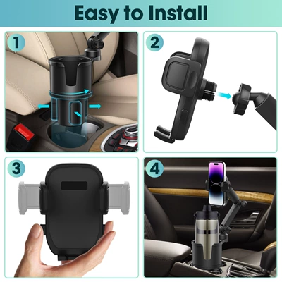 cup holder two-in-one mobile phone – Car phone holder