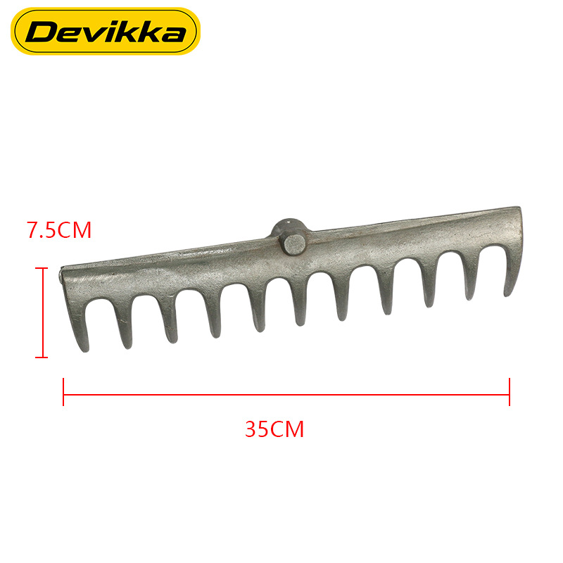 Campo de Golf Rake arena nivelador de pozo de arena de una sola cara de aleación de aluminio de doble cara Rake arena Rake Fairway plástico suministros de golf