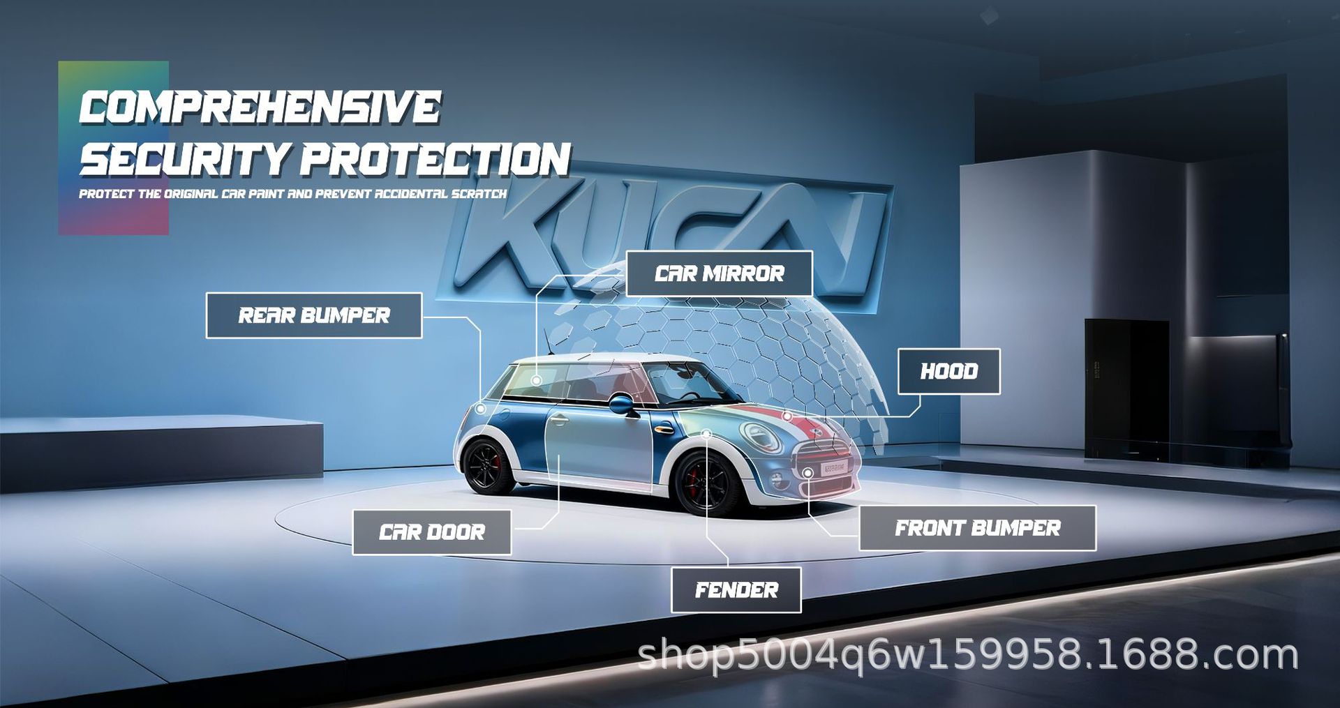 Kucai Pet Car Color Change Film Pet Color Change Film Camouflage Sticker Carbon Fiber Film Car Film Car Color Change Film
