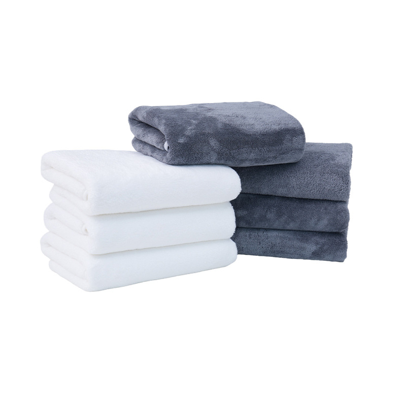 Coral fleece towel set, 6-piece, 50x100 cm