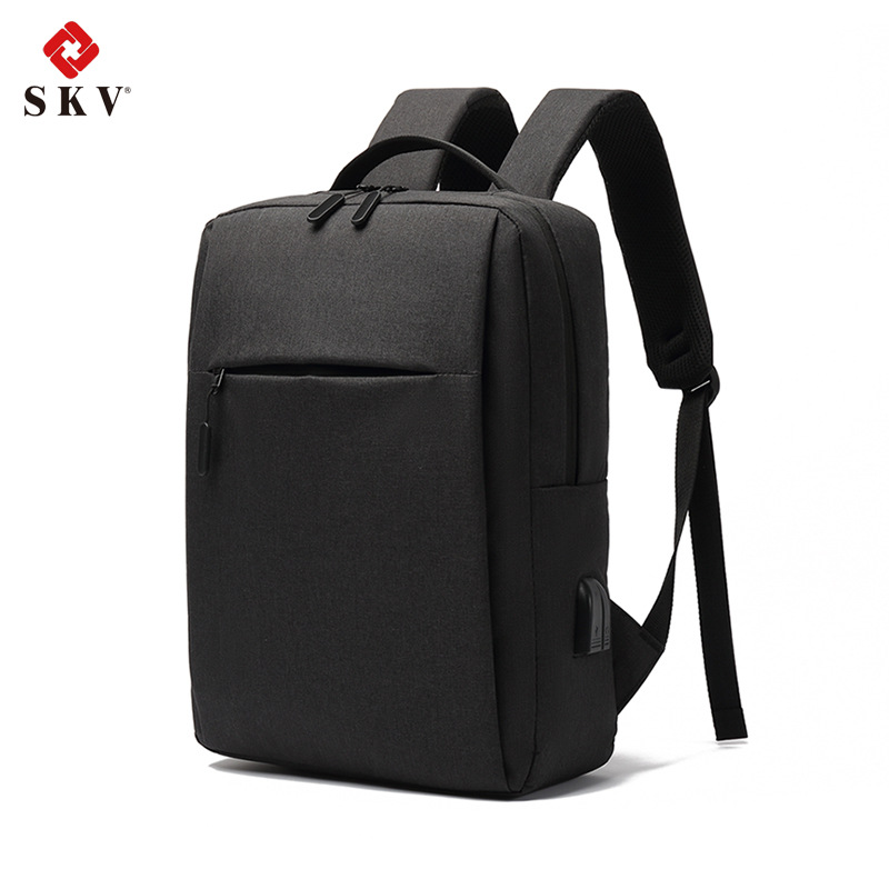 LOGO定制小米男士背包15.6双肩包男商务休闲背包多功能电脑包USB