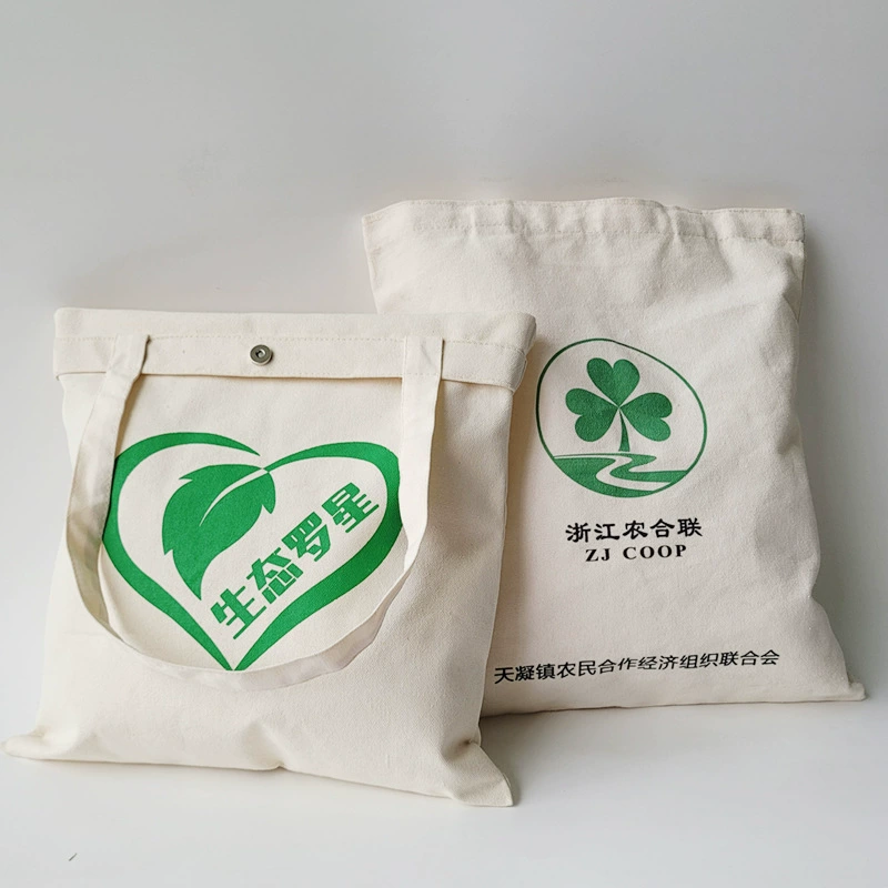 Холщовая сумка в наличии Пустая сумка Хлопковая сумка Реклама Молния Образование Йога Печатный логотип Холщовая сумка Женская