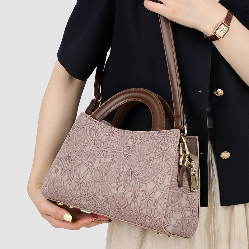 New Chinese Style National Style Bag Women's 2024 New Handbag Crossbody Bag Light Luxury Niche Shoulder Bag Women's Large Capacity_voghion.com